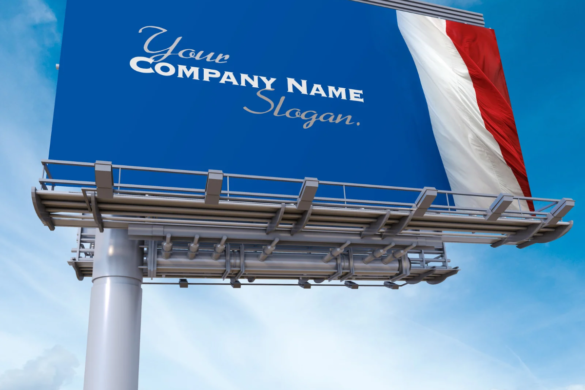 Traditional billboard advertising representing an era when brands controlled how and where they were seen.
