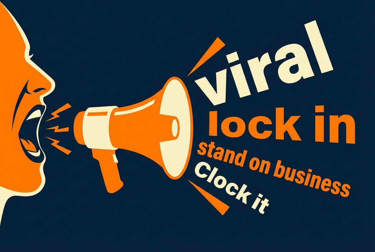 Trend and “viral” concept graphic for blog discussing why pop culture moments need brand strategy to convert attention.
