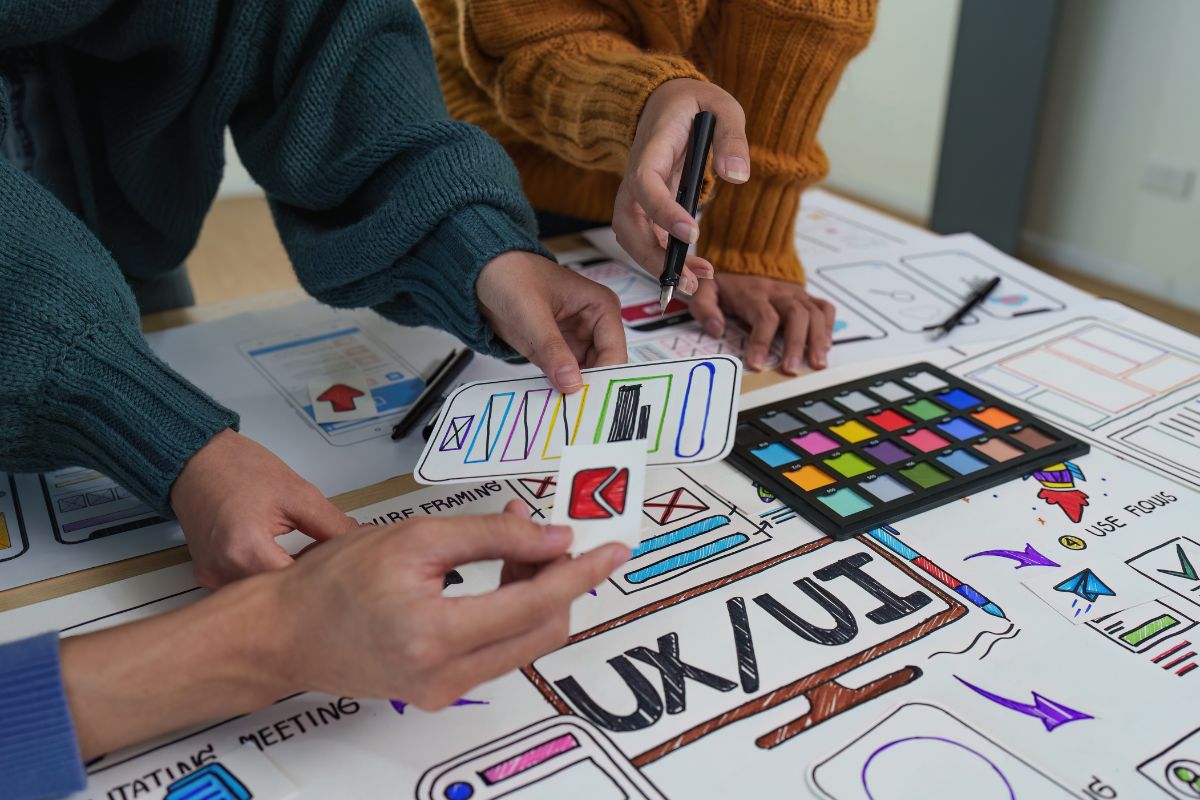 Design system components used across website pages
