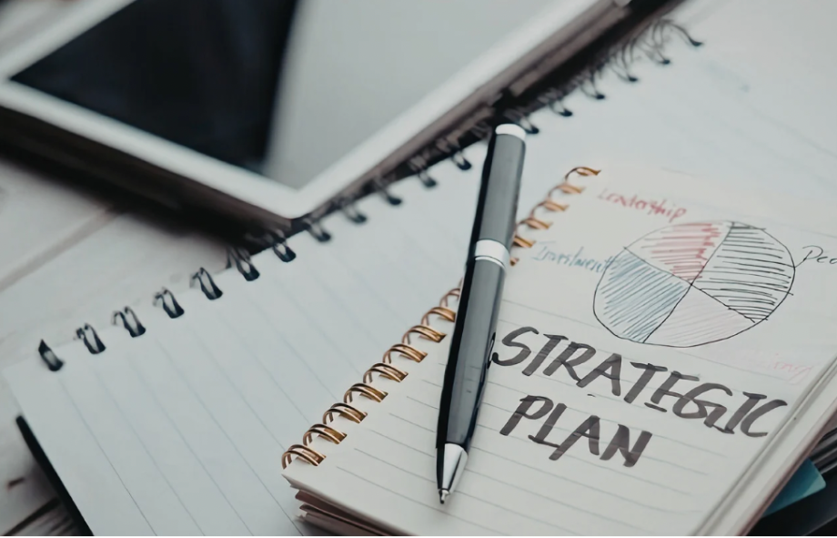 Strategic plan representing brand positioning and messaging strategy