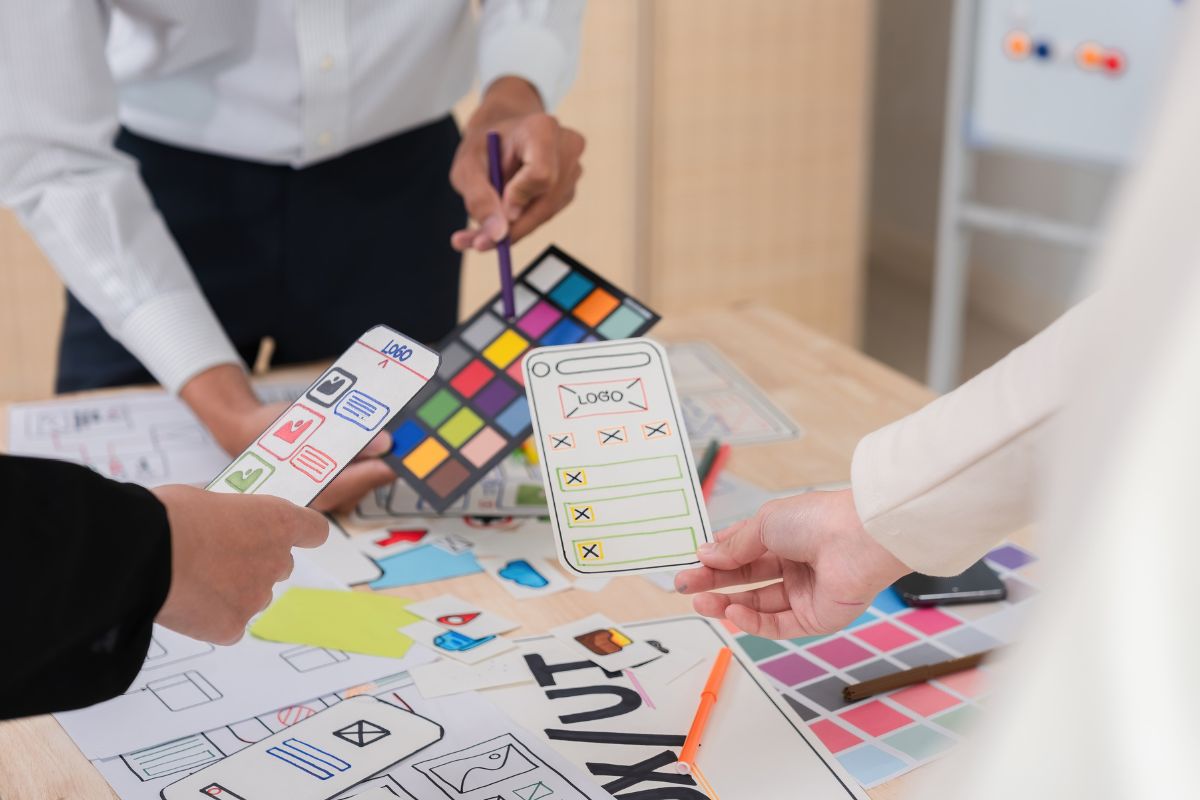 Team collaborating during a brand evolution workshop focused on identity alignment